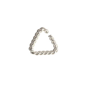 _Fot フォート twist form cuff S _ triangle silver ツイスト イヤーカフ トライアングル シルバー 1706at_cs 片耳タイプ イヤカフ 三角形 フープ シンプル カジュアル人気 大人 20代 30代 40代 50代 60代 真鍮