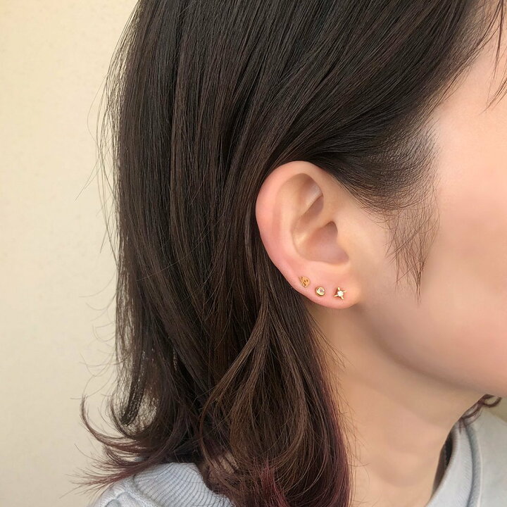 楽天市場】【☆】ピアス k18 イロンデール エペパン hirondelle et 