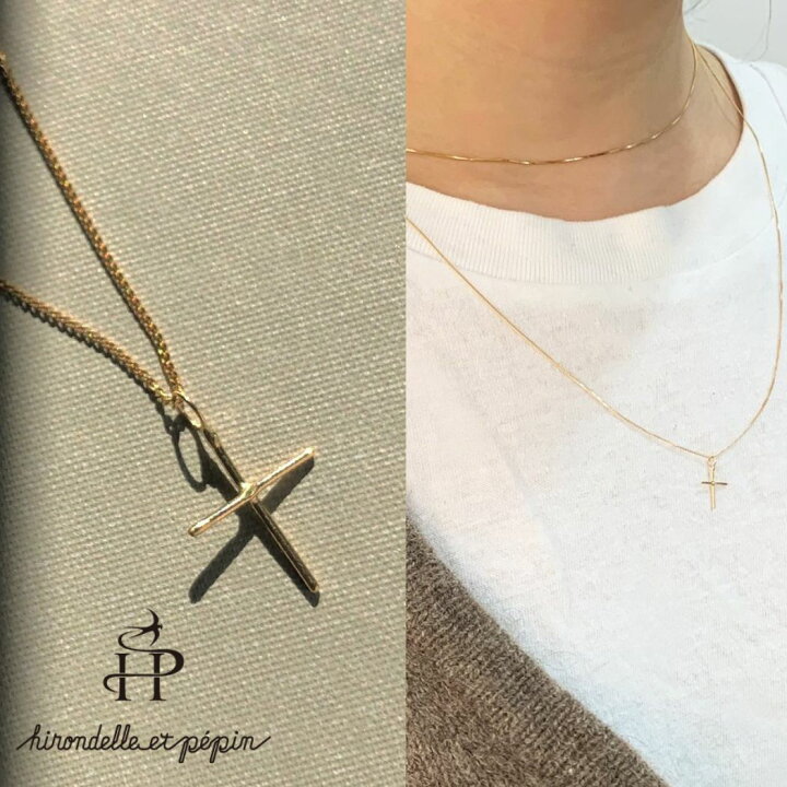 楽天市場】ネックレス k18 イロンデール エペパン hirondelle et pepin  