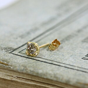 イロンデール エペパン hirondelle et pepin ピアス k18 hp-309 ブラウンダイヤピアス (片耳タイプ) レディース ギフト アクセサリー ジュエリー ミニマル ピアス 18金 20代 30代 40代 50代 プレゼント