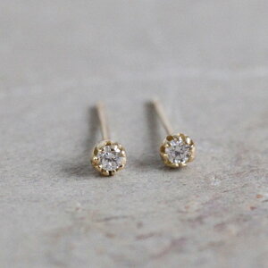 ピアス k18 イロンデール エペパン hirondelle et pepin SS ダイヤ (両耳タイプ) h-p-6-8-77 ゴールド レディース ギフト ミニマル 18金 ダイヤモンド オフィス ビジネス 20代 30代 40代 50代 プレゼント 大