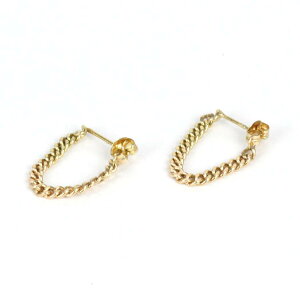 ピアス k18 イロンデール エペパン hirondelle et pepin hp-9s-281 チェーンピアス ワイド (両耳タイプ) レディース ギフト アクセサリー ジュエリー18金 ミニマル ピアス 20代 30代 40代 50代 卒業式 入学