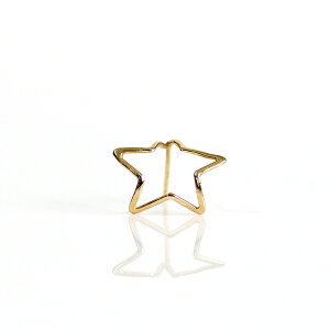 イロンデール エペパン hirondelle et pepin ピアス k18 hp-540-17w ワイヤー カーブスターピアス (片耳タイプ) レディース ギフト アクセサリー ジュエリー18金 ミニマル ピアス 20代 30代 40代 50代卒業