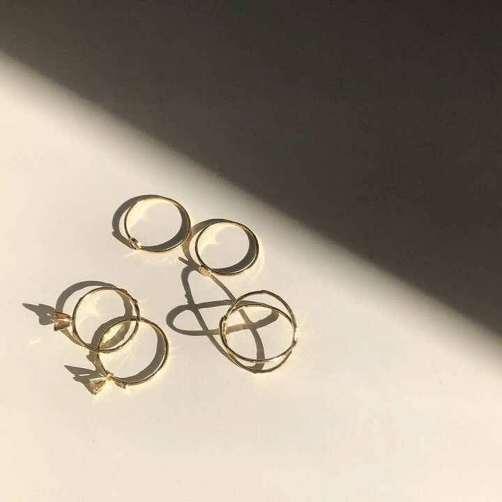 楽天市場】リング k18 イロンデール エペパン hirondelle et pepin 18  