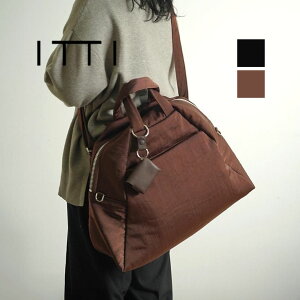 ITTI �C�b�` �o�b�O �V�����_�[ ���� ANNIE PUFFER MADISON BAG CERATO BRIGHT - �S2�F �u���E�� �u���b�N ITTI-BAG-136-CB �g�[�g �n���h �o�b�O 2way ���f�B�[�X ��e��