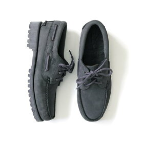 ＼ セール 10%OFF ／Timberland ティンバーランド 3 Eye Classic Lug Dark Grey Nubuck A5P4C スリーアイ クラシックラグ ダークグレーヌバック オーセンティック ボートシューズ モカシン グレー スエード スウェード 靴 シューレース ワークブーツ メンズ ローカット 定番