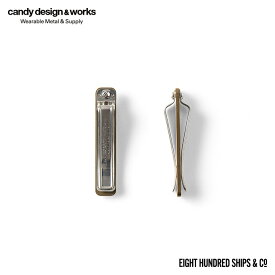 CANDY DESIGN & WORKS (キャンディーデザインワークス) / Brownie CHW-04 Nickel×Brassブラウニー マネークリップ カードケース カードホルダー あす楽 即日発送 即納 プチギフト お祝い 贈り物 ポイント 消化 買いまわり プレゼント 母の日