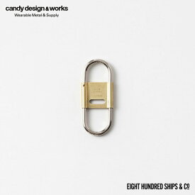 CANDY DESIGN & WORKS (キャンディーデザインワークス) / Delta CHW-08 キーリング - Nickel/Brass デルタ キーホルダー カラビナ キーチェーン キーリング 鍵 シルバー ブラス CDW Delta Carabiner プチギフト お祝い 贈り物 ポイント 消化 買いまわり プレゼント