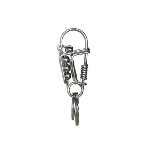 Metal Wire Carabiner - Silver ^C[Jri Vo[