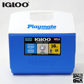 IGLOO イグルー / Playmate Elite - Blue プレイメイトエリート クーラーボックス 15L ブルー アメリカ製 Made in USA ポイント 消化