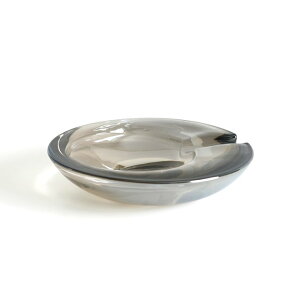 Glass Ashtray Small - Gray KXVK[gC X[ STCY O[ |Cg 