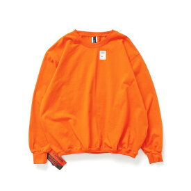 SMOKE T ONE / CAMBER 8oz MAX-WEIGHT COTTON #305R SWEATSHIRT - Orange オレンジ