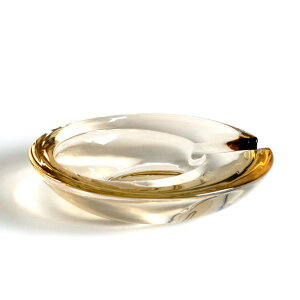 Glass Ashtray Large - Amber KXVK[gC [W LTCY Ao[ |Cg 