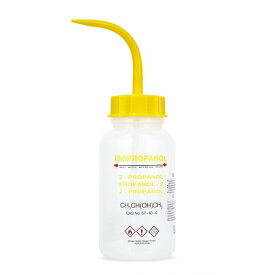 ISOLAB / Wash Bottles With Integral Tube - Isopropanol/Yellow ウォッシュボトル イエロー