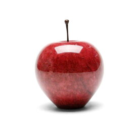 Marble Apple - Red / Large マーブルアップル レッド／ラージ | 雑貨 置物 ペーパーウエイト オブジェ プチギフト プレゼント お祝い 贈り物 ポイント 消化 買いまわり