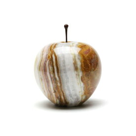 Marble Apple - Stripe / Large マーブルアップル ストライプ／ラージ | 雑貨 置物 ペーパーウエイト オブジェ プチギフト プレゼント お祝い 贈り物 ポイント 消化 買いまわり