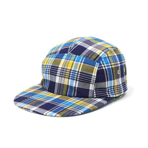 Trad Marks �g���b�h�}�[�N�X / Basic Jet Cap Madras Check - Navy/Yellow �x�[�V�b�N�W�F�b�g�L���b�v �}�h���X�`�F�b�N �l�C�r�[×�C�G���[ �����y �������� ���[ ���n �t�@�b�V���� �u�����h �A�E�g�h�A 