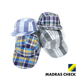 Trad Marks トラッドマークス / Basic Jet Cap Madras Check -全4色 ベーシックジェットキャップ チェック 柄 あす楽 即日発送 即納 無地 ファッション ブランド アウトドア 深め 5パネル キャンプキャップ プレゼント ポイント 消化 母の日