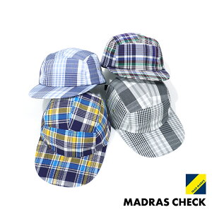 Trad Marks �g���b�h�}�[�N�X / Basic Jet Cap Madras Check -�S4�F �x�[�V�b�N�W�F�b�g�L���b�v �`�F�b�N �� �����y �������� ���[ ���n �t�@�b�V���� �u�����h �A�E�g�h�A �[�� 5�p�l�� �L�����v�L���b