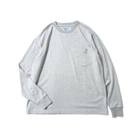 Powderhorn Mountaineering / PH23SS-002 P.H. M.STRIPE L/S TEE Micro Stripe - Grey/White マイクロボーダー長袖Tシャツ