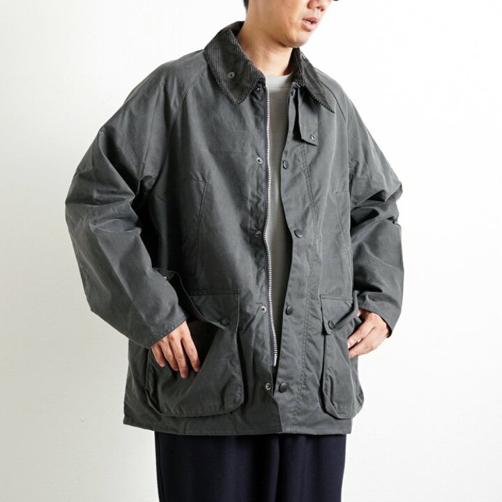 楽天市場】Barbour / OS Wax Bedale - GRY バブアー オーバーサイズ 