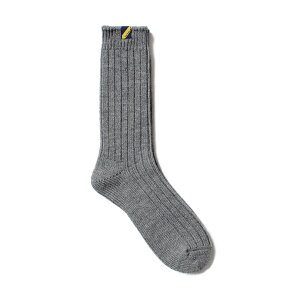 Trad Marks �g���b�h�}�[�N�X / Old Rib Socks Angora �A���S�������u�\�b�N�X - Dark Grey �_�[�N�O���[ �����y �������� ���[ �v�`�M�t�g �v���[���g ���j�� ���蕨 �|�C���g ���� �����܂��