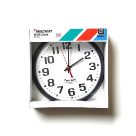 ＼ 楽天 スーパー セール 開催中 ／The Chicago Lighthouse / 9.25 Bold Number Wall Clock ウォールクロック ブラック／ホワイト アメリカ製 Made in USA 時計 おしゃれ 海外 インテリア 掛け時計 プチギフト プレゼント お祝い 贈り物 ポイント 消化 買いまわり