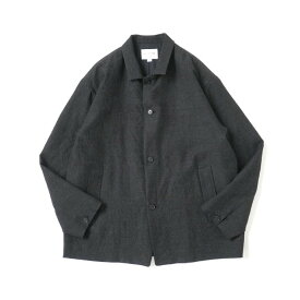 STILL BY HAND スティル バイ ハンド JK02233 - CHARCOAL シェットランドウールジャケット チャコールメンズ アウター