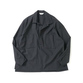 STILL BY HAND スティル バイ ハンド BL04241 - CHARCOAL ボタンレス スキッパーブルゾン チャコール 送料無料 買い回り 買い周り 買いまわり ポイント消化 即日発送 即納 メンズ アウター あす楽