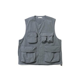 Kontor コントール / MULTI-PKT VEST - GREY マルチポケットベスト KON-VE01241 グレー 2024年春夏