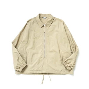 �_�y�V �X�[�p�[�Z�[�� �J�Ò��^kontor / KON-BL02261 - BEIGE �v���I�[�o�[�u���]�� Raglan sleeves half-zip jacket