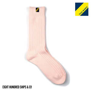 Trad Marks �g���b�h�}�[�N�X / Old Rib Socks lite �I�[���h���u�\�b�N�X���C�g - Peach �s�[�` �����y �������� ���[ �v�`�M�t�g ���j�� ���蕨 �|�C���g ���� �����܂�� �v���[���g