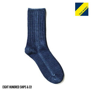 Trad Marks �g���b�h�}�[�N�X / Indigo Rib Socks �����y �������� ���[ �v�`�M�t�g ���j�� ���蕨 �|�C���g ���� �����܂�� �v���[���g