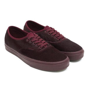 VANS / Authentic Pony Hair - Port Red VN000D7YPRT ���@���Y �|�j�[�w�A�[ �I�[�Z���e�B�b�N �|�[�g���b�h �������K�戵�X �C�O���f�� USA��� US�K�i �o���Y ��� ���j�Z�b�N�X �X�j�[�J�[ �V���[�Y