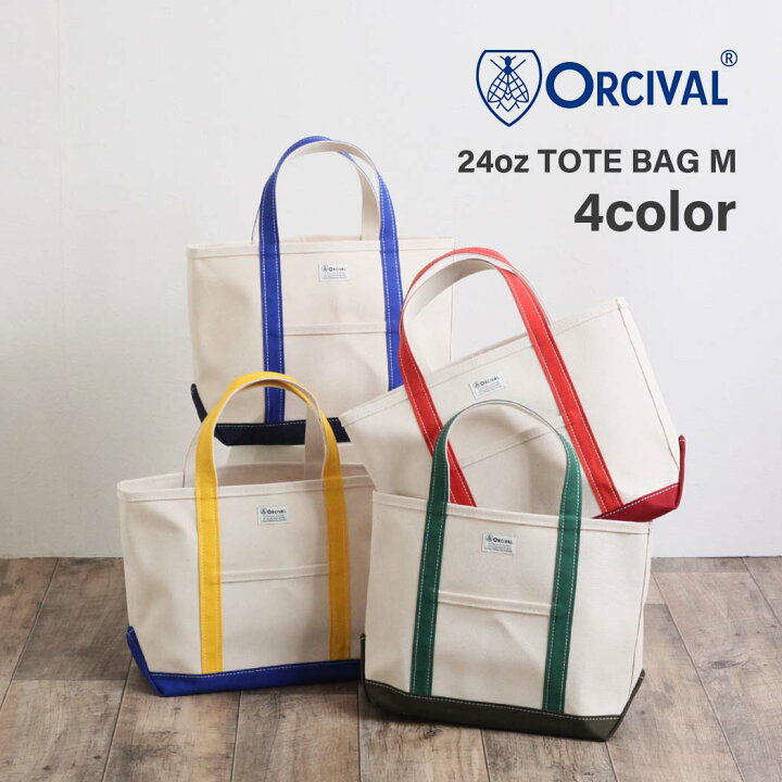 楽天市場】オーシバル トートバッグ M （大）OR-H0284 KWC ORCIVAL 