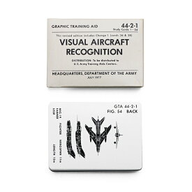 ＼ セール 50%OFF ／U.S.ARMY / Visual Aircraft Recognition Cards 航空機識別認識用カード