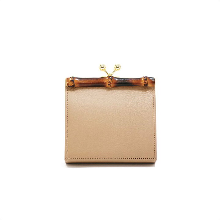 楽天市場】ポンタタ 財布 がま口 POMTATA P2567 BAM SHORT WALLET モカ 
