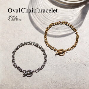 オーバル チェーン マンテル ブレスレット S 6mm 幅 全2色 レディース あずきチェーン ステンレス カジュアル 人気 大人 可愛い 20代 30代 40代 50代 60代 金属アレルギー つけっぱなし シルバー