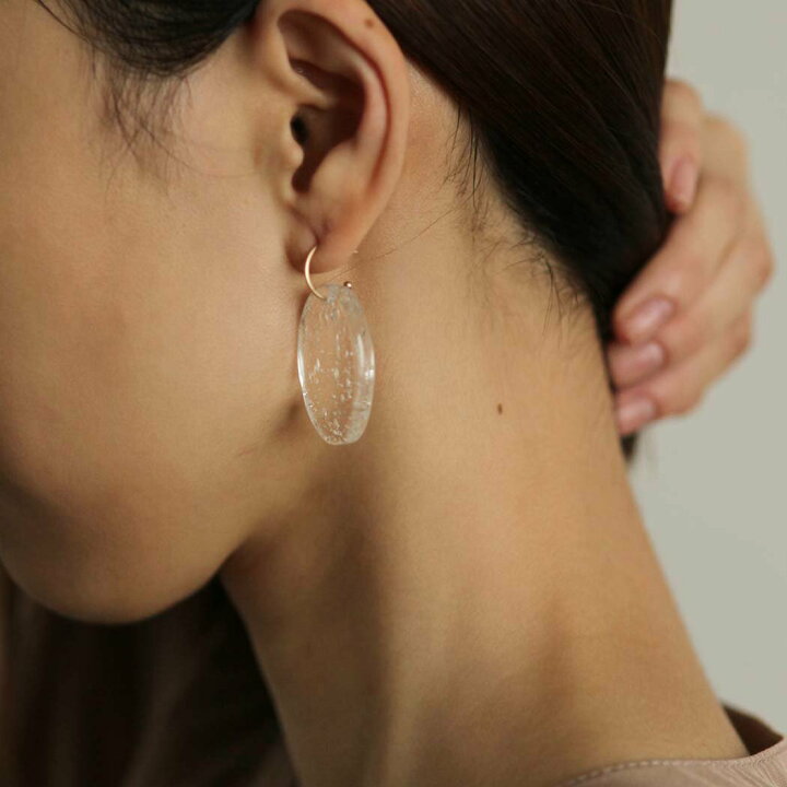 楽天市場】SIRISIRI (シリシリ) HT301 Earrings Oval Bubble -ピアス  