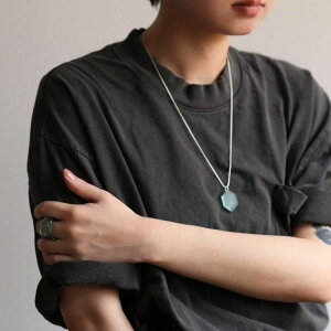 SIRISIRI (�V���V��) SO401 SOPHIE Pendant Fragment �y���_���g �l�b�N���X - TEAL �e�B�[�� �K���X �A�N�Z�T���[ �u���[ �O���[�� �h���X �a�� 20�� 30�� 40�� 50�� 60�� �W���G���[ �l�C ��l ��i