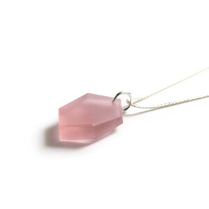 SIRISIRI (�V���V��) SO402 SOPHIE Pendant Fragment �y���_���g �l�b�N���X - MAUVE PINK ���[�u�s���N �K���X �A�N�Z�T���[ �s���N�h���X �a�� 20�� 30�� 40�� 50�� 60�� �W���G���[ �l�C ��l ��i �t�b�N�s�A