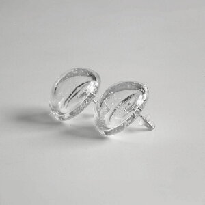 SIRISIRI (�V���V��)HA305 Earrings Dome �s�A�X - �N���A �A�N�Z�T���[ �K���X �t�b�N�s�A�X �r�I�g�[�v �h���X �a�� 20�� 30�� 40�� 50�� 60�� �W���G���[ �l�C ��l �V���v�� ������ �p�[�e�B�[ 2����