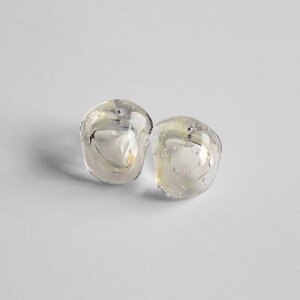 SIRISIRI (�V���V��) HA306 Earrings Halo �s�A�X - �N���A �A�N�Z�T���[ �K���X �t�b�N�s�A�X �r�I�g�[�v �h���X �a�� 20�� 30�� 40�� 50�� 60�� �W���G���[ �l�C ��l �V���v�� ������ �p�[�e�B�[ 2����