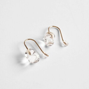 SIRISIRI (�V���V��) HA307 Earrings Comet �s�A�X - �N���A �A�N�Z�T���[ �K���X �t�b�N�s�A�X �r�I�g�[�v �h���X �a�� 20�� 30�� 40�� 50�� 60�� �W���G���[ �l�C ��l �V���v�� ������ �p�[�e�B�[ 2����
