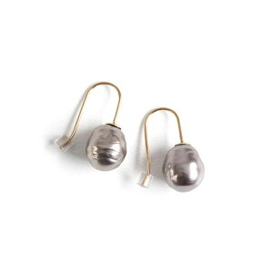 SIRISIRI (�V���V��) HA301 Earrings G pearl Moon �s�A�X - �V���o�[ �p�[�� �A�N�Z�T���[ �K���X �t�b�N�s�A�X �r�I�g�[�v �h���X �a�� 20�� 30�� 40�� 50�� 60�� �W���G���[ �l�C ��l �V���v�� ������ �p