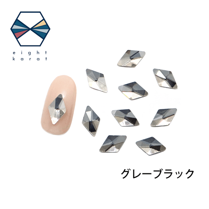 楽天市場】ランバス ネイル ラインストーン【各10個セット】6×10mm 