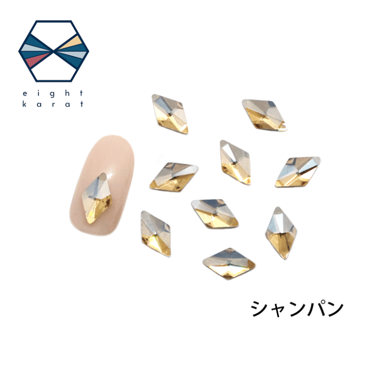 楽天市場】ひし形 ラインストーン セット ランバス 宝石