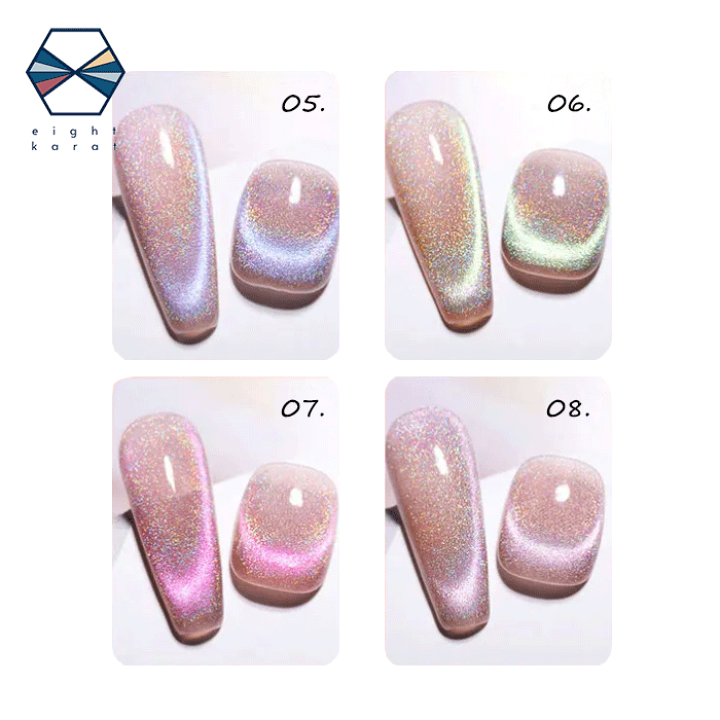 楽天市場】マグネット ネイルジェル 【7ml】8カラー パステル
