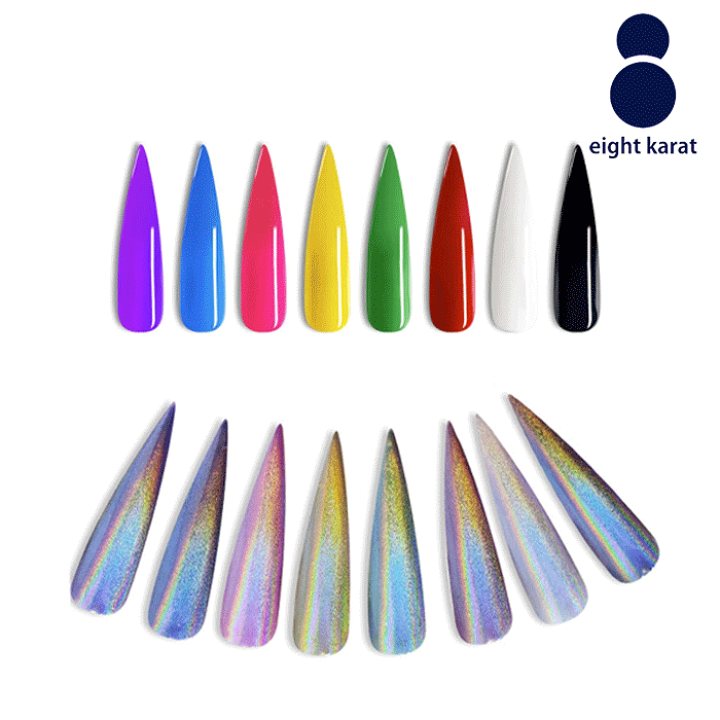 楽天市場】ネイル ミラーパウダー◎チップ付き ユニコーン オーロラ