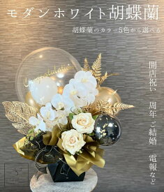 【モダン3D】開店祝い 胡蝶蘭 花 バルーン 開業祝い オープン祝い 周年祝い 開院祝い 祝電 移転祝い お祝い ギフト プレゼント 胡蝶蘭 白 ホワイト 造花 開店祝いバルーンアレンジ11000円 花バルーン 開店祝いバルーンギフト 開店祝いバルーンアート 開店祝いお花